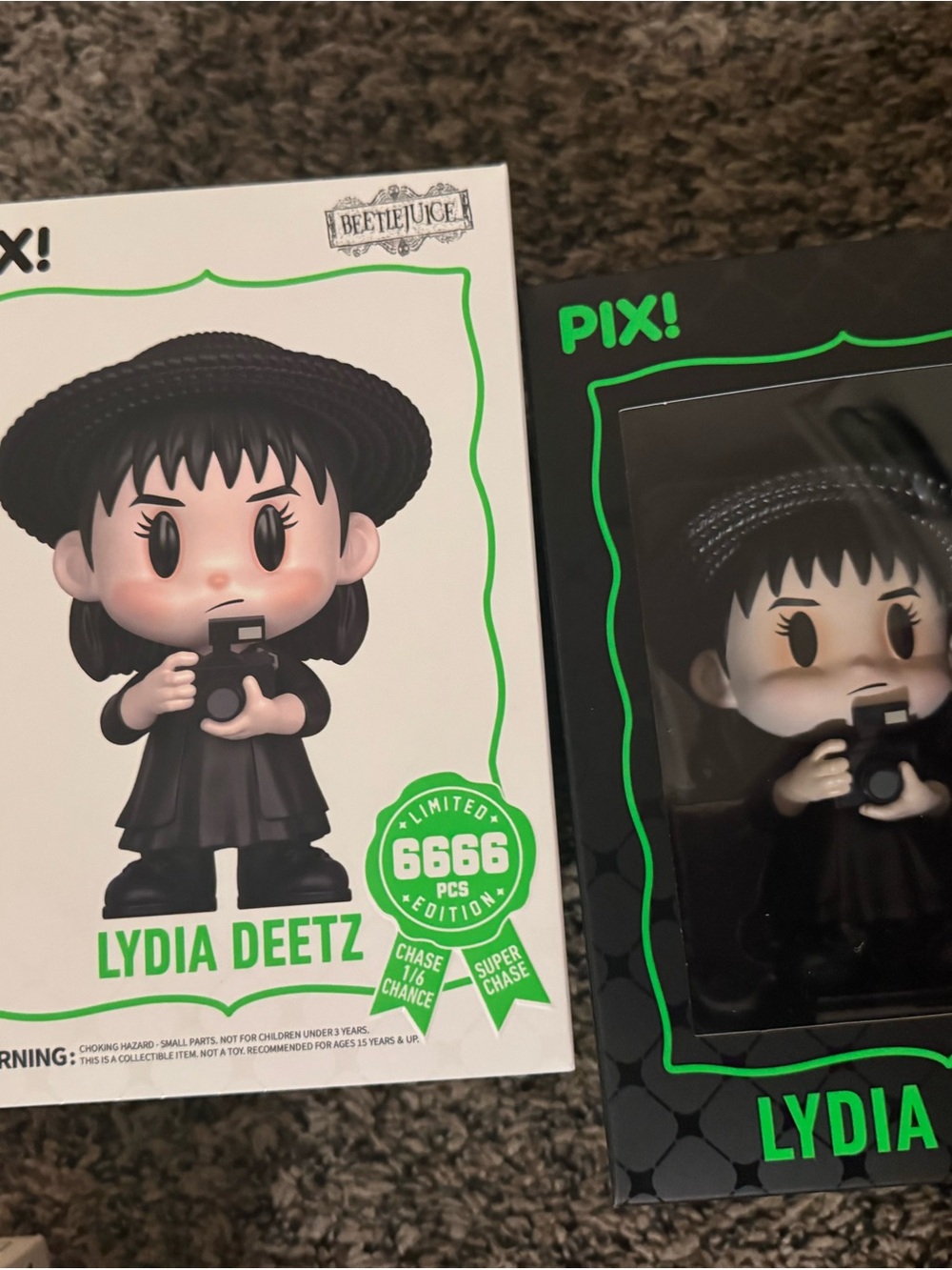Funko PIX! Lydia Deetz Black and Green Vinyl Figure